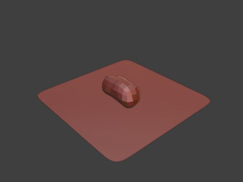 Low Poly Stone Modello 3D