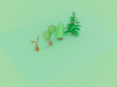 Low Poly Trees Pack 01 3D Model
