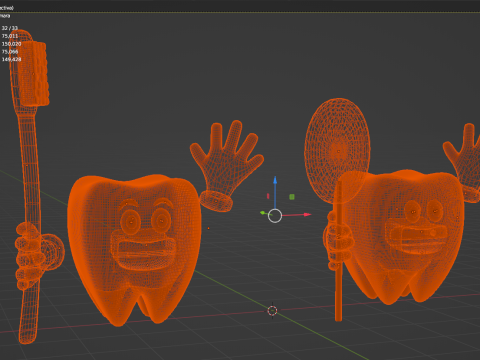 Good and Bad Teeth 3D Модель