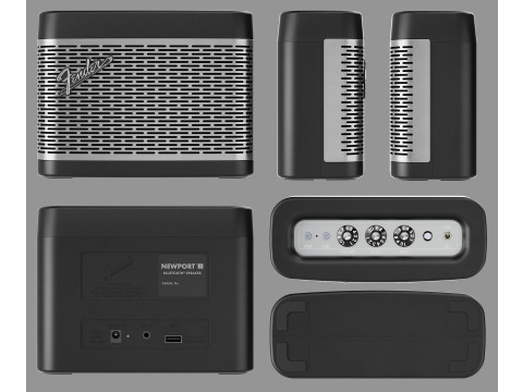 Fender Newport 2 Bluetooth Speaker 3D Model