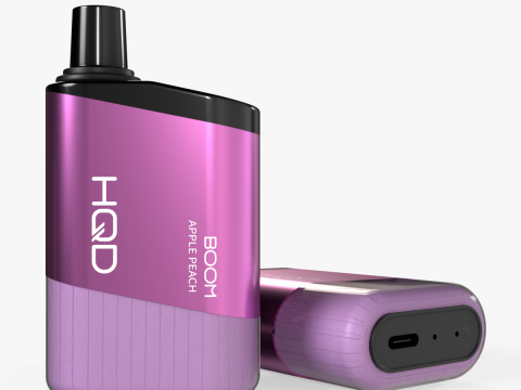 HQD Boom Apple Peach 3D Model