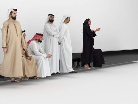 Arab People Collection - Arab Man and Woman Modelo 3D