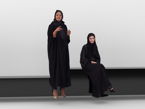 Arab People Collection - Arab Man and Woman Modelo 3D