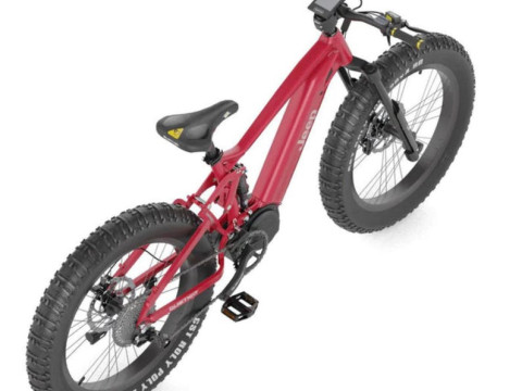 Jeep E-Bike in Red Fat Tire Mountain Bike Modelo de impresión 3D
