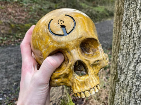 Halo Grunt Birthday Skull 3D Print Model 3D Принт Модель