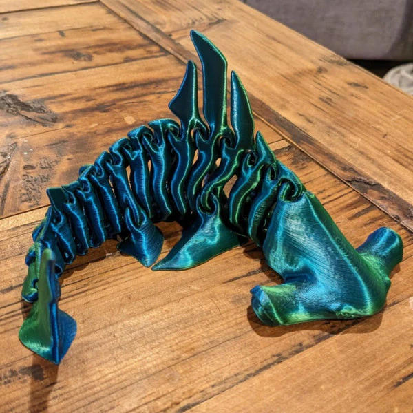 Hammerhead Shark Bones Structure 3D Print Model .c4d .max .obj .3ds .fbx .stl .blend 