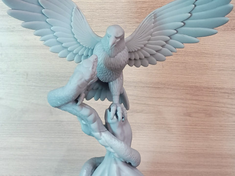 EAGLE VS SNAKE Modelo de Impressão 3D