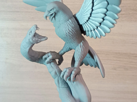 EAGLE VS SNAKE Modelo de Impressão 3D