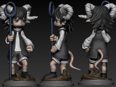 TieflingChibi 3D 打印模型