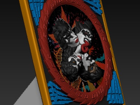 KISS - Rock and Roll Over Modèles 3D en vedette