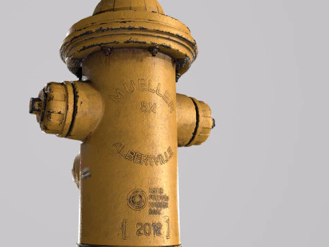 Fire Hydrant 3D Model