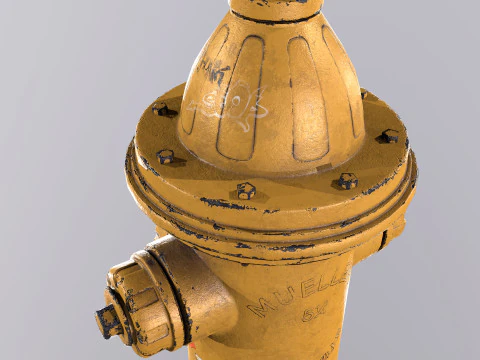 Fire Hydrant 3D Model