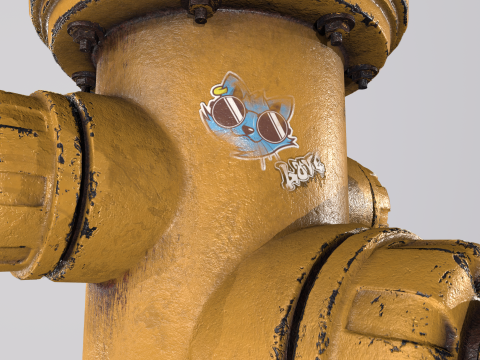 Fire Hydrant 3D Модель