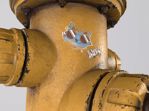 Fire Hydrant 3D Model