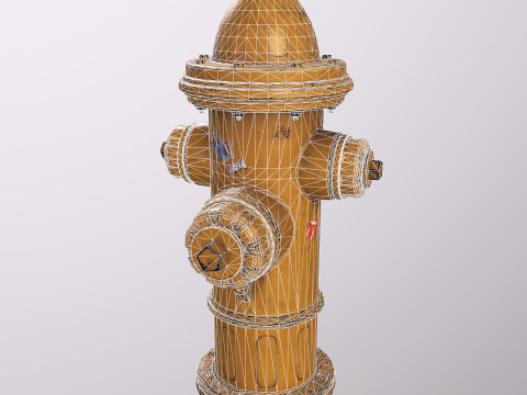 Fire Hydrant 3D Модель