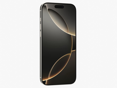 Apple iPhone 16 Pro Max Natural Titanium Modelo 3D