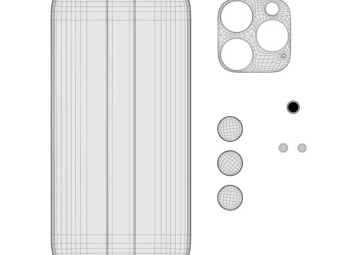 Apple iPhone 16 Pro Max Natural Titanium Modelo 3D