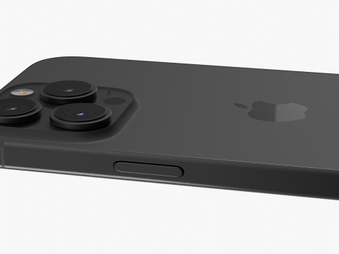 Apple iPhone 16 Pro Max Black Titanium Modèle 3D