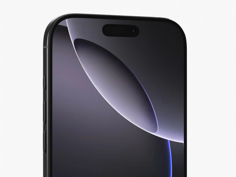 Apple iPhone 16 Pro Max Black Titanium 3D Model