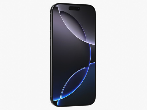 Apple iPhone 16 Pro Max Black Titanium Modèle 3D