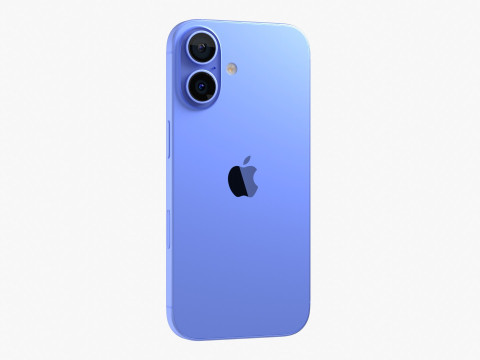 Apple iPhone 16 UltraMarine 3D Model
