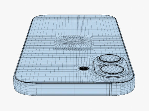 Apple iPhone 16 UltraMarine 3D Model