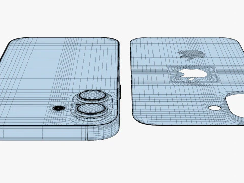 Apple iPhone 16 UltraMarine 3D Model