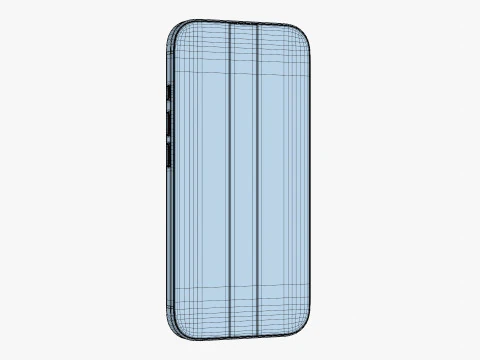 Apple iPhone 16 UltraMarine 3D Model