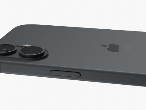 Apple iPhone 16 Plus Black 3D Модель