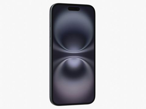 Apple iPhone 16 Plus Black 3D Модель