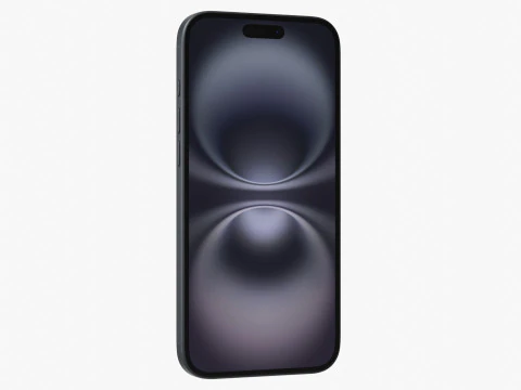 Apple iPhone 16 Plus Black 3D Model
