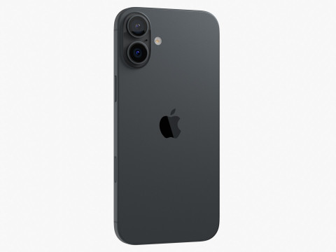 Apple iPhone 16 Plus Black 3D Модель
