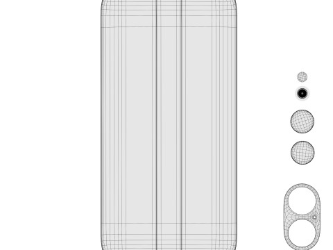 Apple iPhone 16 Plus Black 3D Модель