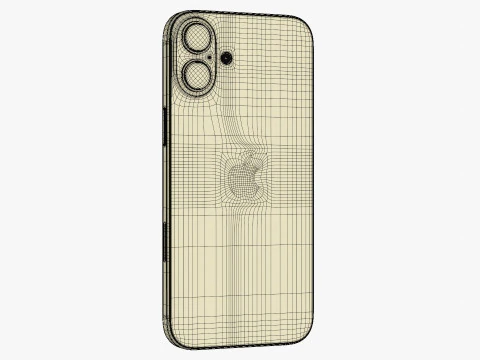 Apple iPhone 16 Plus Black 3D Model