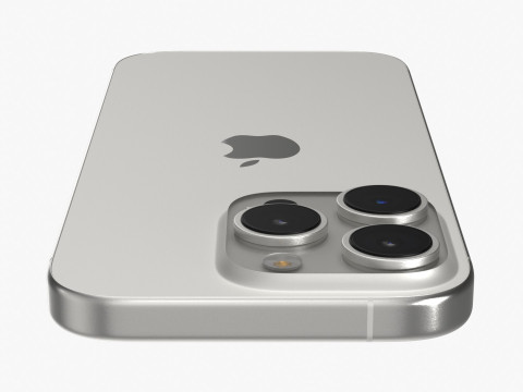 Apple iPhone 16 Pro White Titanium 3Dモデル
