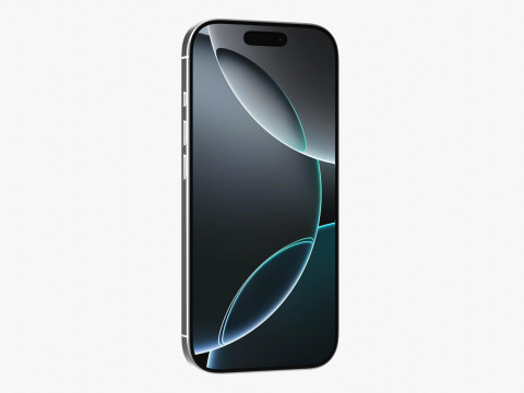 Apple iPhone 16 Pro White Titanium 3Dモデル