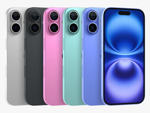 Apple iPhone 16 3D Model