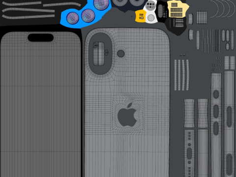 Apple iPhone 16 Modelo 3D
