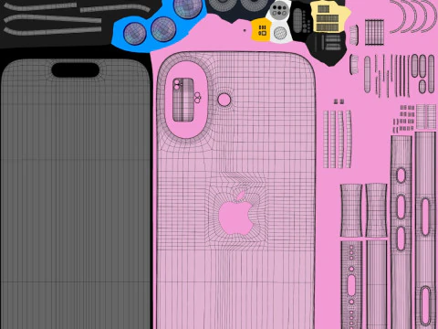 Apple iPhone 16 3D Model