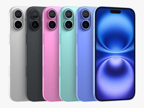Apple iPhone 16 Plus 3D Model
