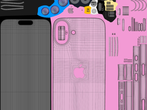 Apple iPhone 16 Plus Modelo 3D