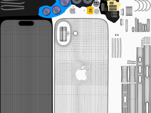Apple iPhone 16 Plus Modelo 3D