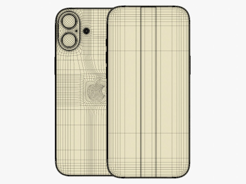 Apple iPhone 16 Plus Modelo 3D