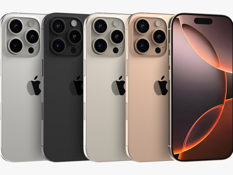 Apple iPhone 16 Pro 3D Model