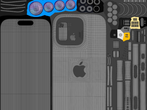 Apple iPhone 16 Pro 3D-Modell
