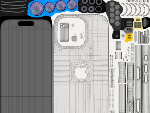 Apple iPhone 16 Pro 3D-Modell