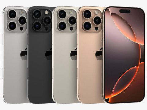 Apple iPhone 16 Pro Max 3D Model