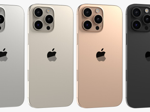 Apple iPhone 16 Pro Max Model 3D