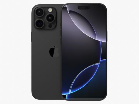 Apple iPhone 16 Pro Max Model 3D