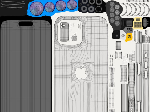 Apple iPhone 16 Pro Max Model 3D